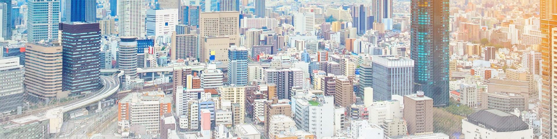 大阪の街並み